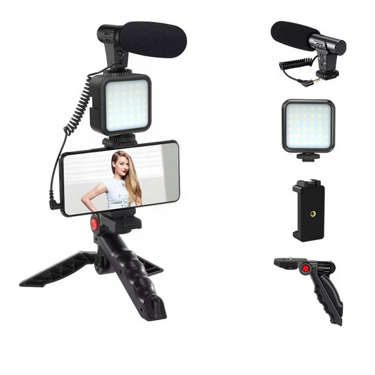 KIT DE GRABACION DE VIDEO CON TRIPODE